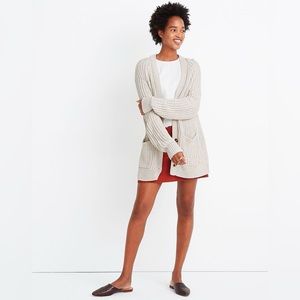 Madewell cozy cream cardigan NWT
